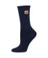 ფოტო #3 პროდუქტის Women's Navy, White Auburn Tigers 2-Pack Quarter-Length Socks