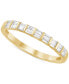 ფოტო #1 პროდუქტის Diamond Baguette Double Row Band (1/4 ct. t.w.) in 14k Gold