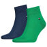 Фото #2 товара TOMMY HILFIGER 342025001 Quarter short socks 2 pairs