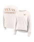 Branded Women's White Texas Longhorns Kickoff Full Back Long Sleeve T-Shirt