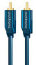 ClickTronic 2m Audio Cable - RCA - Male - RCA - Male - 2 m - Blue