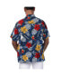 Men's Navy Tampa Bay Rays Island Life Floral Party Button-Up Shirt