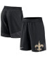 Фото #2 товара Men's Black New Orleans Saints Stretch Performance Shorts