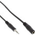 Фото #1 товара InLine Audio Cable 3.5mm Stereo male / female 1.5m