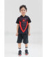 ფოტო #3 პროდუქტის Toddler Boys Spider-Man Miles Morales Athletic Graphic T-Shirt Mesh Shorts Miles Morales