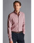 Фото #1 товара Charles Tyrwhitt Non-Iron Button Down Check Slim Fit Shirt Men's