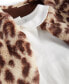 ფოტო #3 პროდუქტის Baby Girls Faux Fur Leopard Vest, Collared Top and Pants, 3 Piece Set, Created for Macy's
