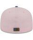 Men's Pink, Blue Chicago Cubs Olive Undervisor 59FIFTY Fitted Hat