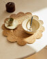 Фото #7 товара Floral rattan placemat