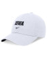Фото #1 товара Men's and Women's White Iowa Hawkeyes 2024 Sideline Club Adjustable Hat