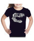 ფოტო #2 პროდუქტის Girls Word Art T-shirt - TREX