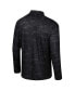 Men's Black Army Black Knights Carson Raglan Quarter-Zip Jacket