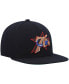 Фото #3 товара Men's Black Philadelphia 76Ers Hardwood Classics Team Ground 2.0 Snapback Hat