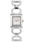 ფოტო #1 პროდუქტის Salvatore Women's Swiss Silver-Tone Bracelet Watch 20mm