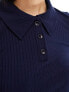 Фото #5 товара Noisy May long wide sleeve polo top in navy