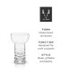 Фото #4 товара Сервировочный набор стаканов Viski Pacific Crystal Pearl Diver, 2 шт, 12 унц.