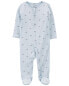 Фото #1 товара Baby Sailboat Zip-Up PurelySoft Sleep & Play Pajamas 3M
