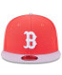 Фото #3 товара Бейсболка мужская New Era Red, Purple Boston Red Sox Spring Basic Two-Tone 9FIFTY Snapback Hat