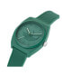 Unisex Three Hand Project Two Green Resin Strap Watch 38mm