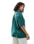 Levi's Short Stack varsity football logo relaxed fit t-shirt in mid green Bistro-Grün, XS - фото #3