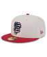 ფოტო #4 პროდუქტის Men's Red San Francisco Giants 2024 Fourth of July 59FIFTY Fitted Hat