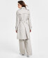 Фото #2 товара Women's Double-Breasted Belted Trench Coat