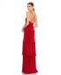 ფოტო #2 პროდუქტის Women's Ieena Spaghetti Strap Ruffle Layered Maxi Dress