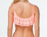Фото #2 товара Rip Curl Laser Cut Ruffle Bikini Top Womens Pink Summer Swimwear Size M