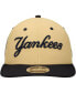 Фото #2 товара Men's x Felt Gold New York Yankees Low Profile 9FIFTY Snapback Hat
