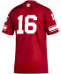 Men's #16 Red Louisville Cardinals Premier Strategy Football Jersey