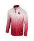 Men's White, Red Maryland Terrapins Laws of Physics Quarter-Zip Windshirt