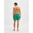 Фото #2 товара Плавательные шорты Selected Classic, для мужчин, с алловер-принтом, из переработанного полиэстера, быстро сохнутращие.