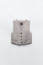 Fitted cropped waistcoat