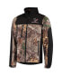 ფოტო #2 პროდუქტის Men's Realtree Camo, Black Houston Texans Circle Hunter Softshell Full-Zip Jacket