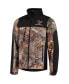 Men's Realtree Camo, Black Houston Texans Circle Hunter Softshell Full-Zip Jacket