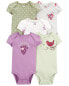 Фото #5 товара Baby 5-Pack Short-Sleeve Original Bodysuits NB