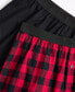 Фото #2 товара Men's 2-pk. Patterned & Solid Boxer Shorts, Created for Macy's