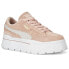 Фото #2 товара Puma Mayze Stack Suede Platform Womens Pink Sneakers Casual Shoes 38398307