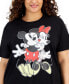 Фото #3 товара Trendy Plus Size Mickey & Minnie Valentines T-Shirt