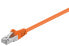 Фото #2 товара Goobay CAT 5e Patch Cable - F/UTP - orange - 0.5m - 0.5 m - Cat5e - F/UTP (FTP) - RJ-45 - RJ-45