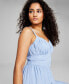 Фото #4 товара Women's Sweetheart-Neck Button-Front Dress, Creted for Macy's