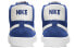 Фото #6 товара Nike Blazer Mid SB 皮革 包裹性防滑 中帮 板鞋 男女同款 蓝白色 / Кроссовки Nike Blazer Mid SB 864349-403