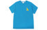 Фото #2 товара MLB 涂鸦印花圆领短袖T恤 男女同款 蓝色 / Футболка MLB T T-Shirt