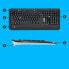 Фото #8 товара Беспроводная клавиатура и мышь Logitech MK540 ADVANCED - USB - Мембранная - QWERTY - Черная - Белая - Мышь включена