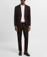 Фото #5 товара Men's Super Slim-Fit Stretch Fabric Suit Blazer