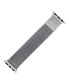 Фото #2 товара Silver-Tone Stainless Steel Mesh Band Compatible with 38/40/41mm Apple Watch