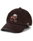 Фото #1 товара Men's Brown Distressed Cleveland Browns Gridiron Classics Franchise Legacy Fitted Hat