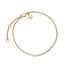 Фото #1 товара Charming Gold Plated Tennis Crystal Bracelet JBTCG-J904