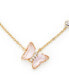 Kleinfeld faux Stone Butterfly Delicate Pendant Necklace