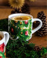 Фото #3 товара Christmas Tree Stackable Mugs, Set of 4